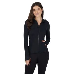 Carbon38 Cloud Compression Zip-Up Hoodie Black Medium